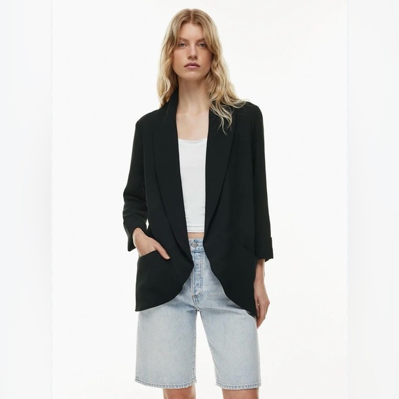 Wilfred Jackets & Blazers - ARITZIA Wilfred Chevalier Jacket Black Blazer